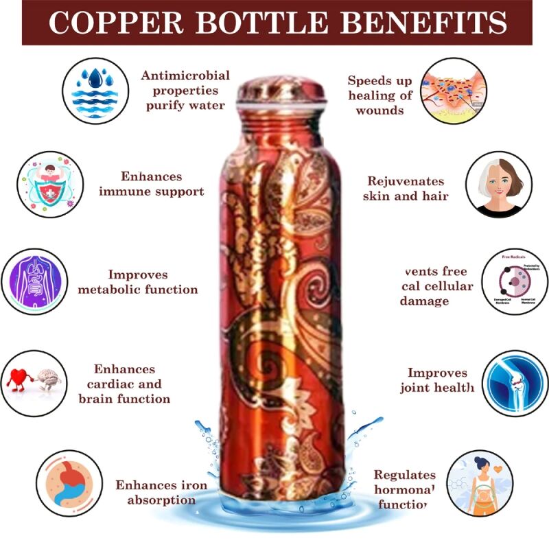 Copper Water Bottle Copper Water Bottle