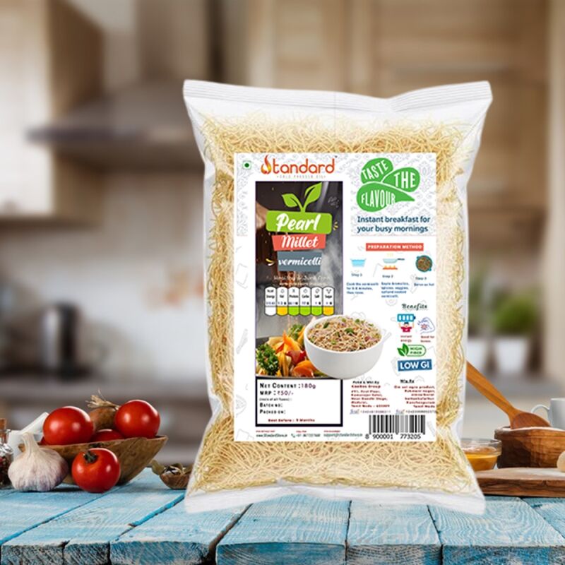Pearl Millet Vermicelli / கம்பு சேமியா / बाजरे / సజ్జలు / ಸಜ್ಜೆ / കമ്പം (180 Gm) 2 Pearl Millet Vermicelli